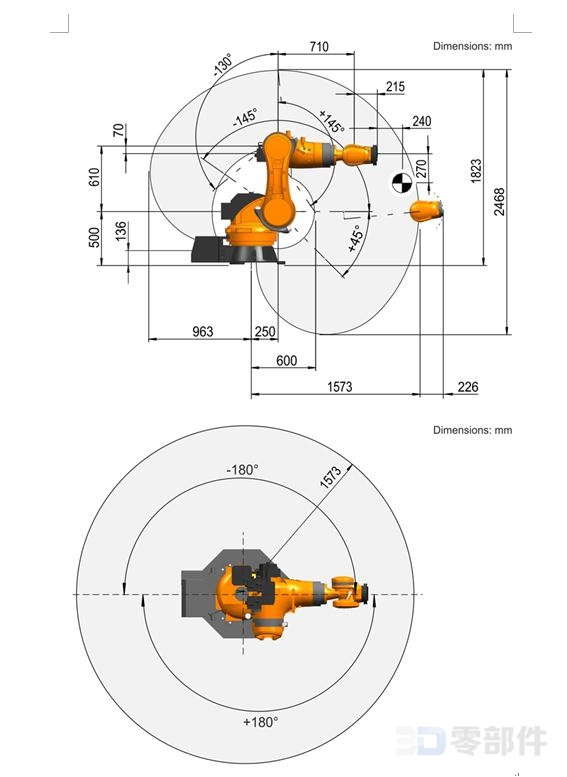 KUKA库卡机器人 KR 120 R1800 nano (KR QUANTEC nano)