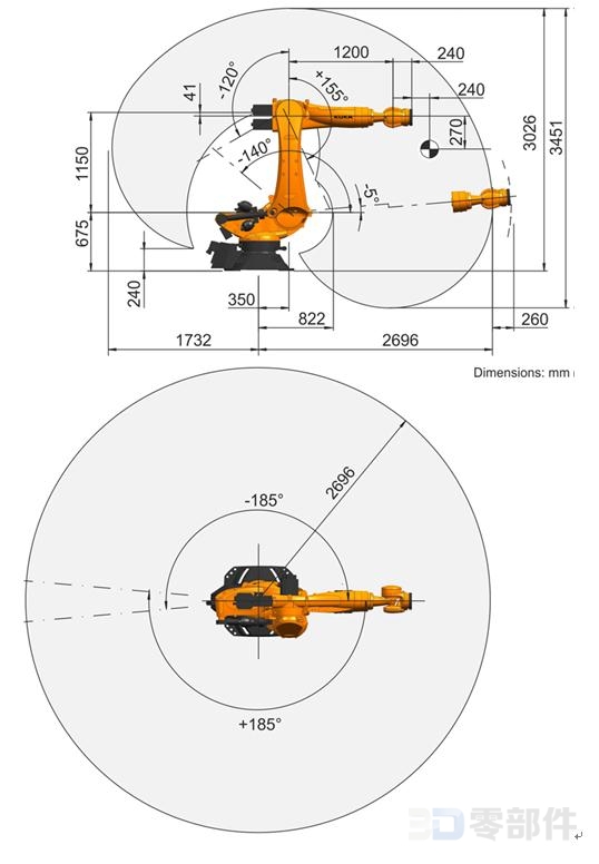 KUKA库卡机器人KR 240 R2500 prime (KR QUANTEC prime)