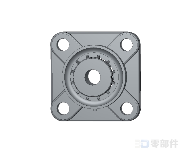 带凸台方形座紧定套外球面球轴承_UKFS+H型 JB/T5303-2019