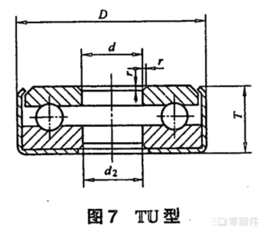 非磨球轴承TU型 JB/T7358-1994