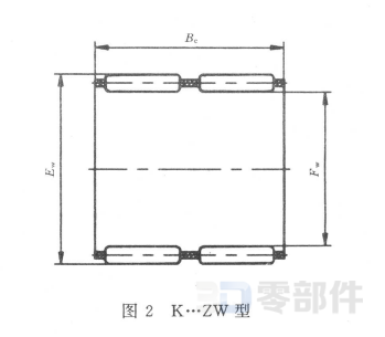 向心滚针和保持架组件K…ZW型 JB/T7918-1997