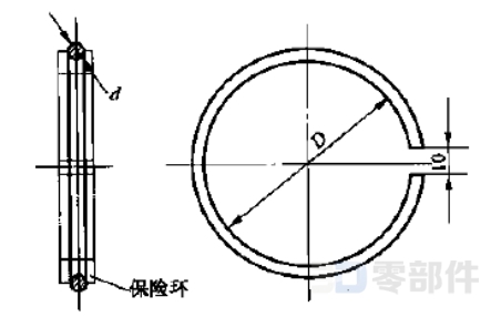 保险环用弹簧圈 JB/ZQ4612-2006