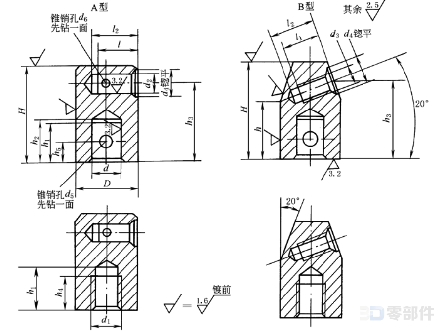 手柄座 JBT7272.1-2014