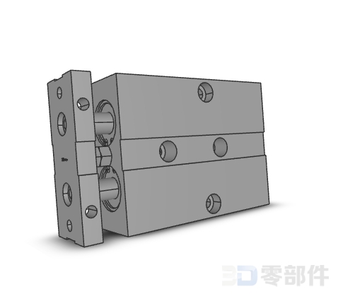 亚德克 TN系列双轴气缸