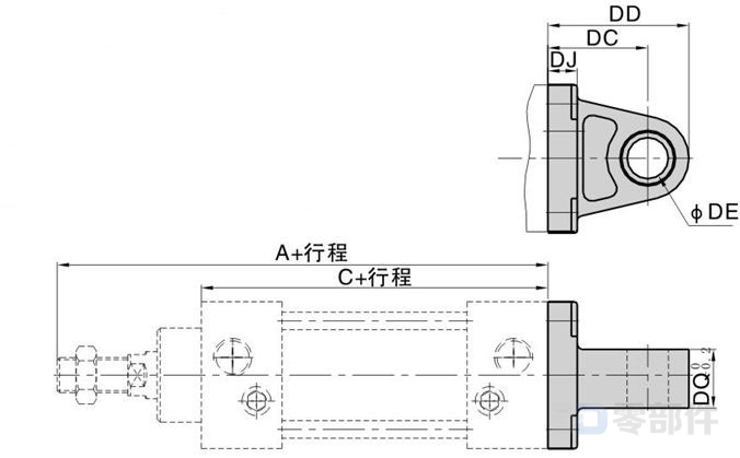 亚德克 SC系列CA单耳环