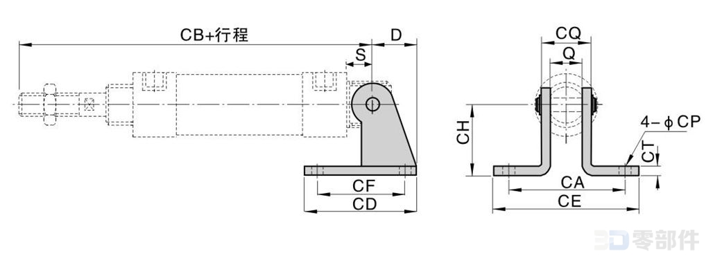 亚德克 MA系列SDB脚座