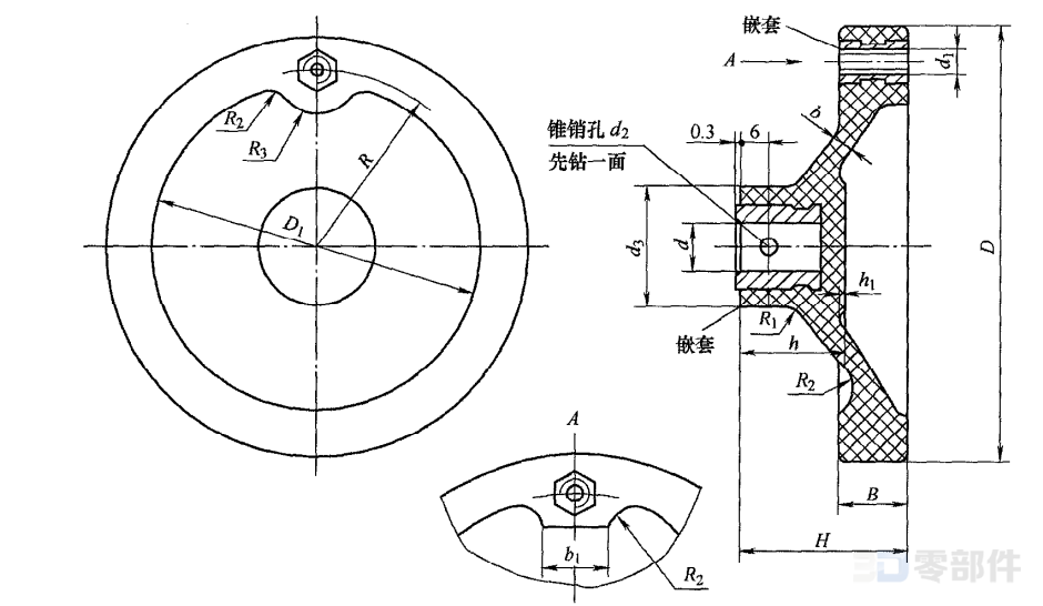 小手轮 JB/T7273.2-2014