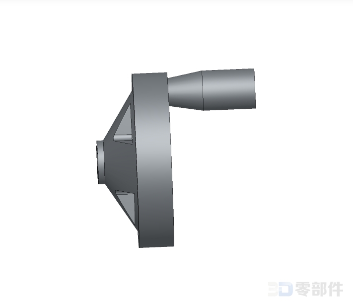 带可拆手柄双辐条手轮 JBT7273.10-2014