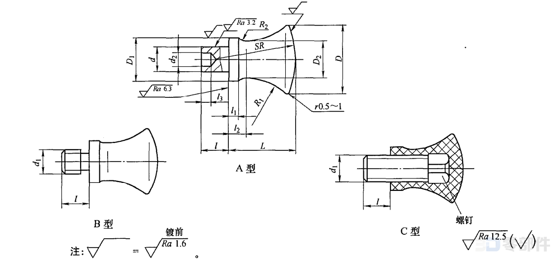 把手 JBT7274.1-2014