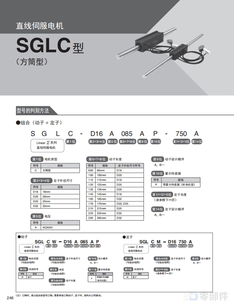 安川直驱型伺服电机 SGLC型-SGLCW-D25型