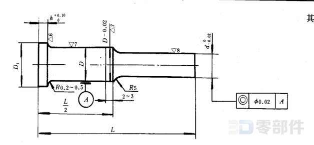 B型圆凸模 JB/T8057.2-1995