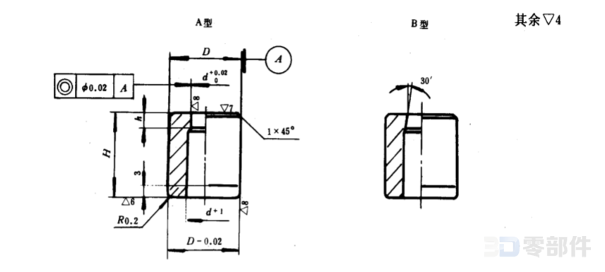 圆凹模 JB/T8057.4-1995